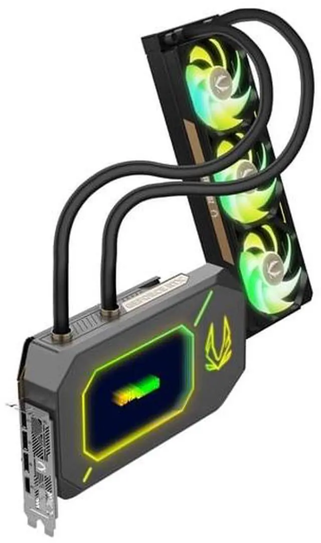 ZOTAC ARCTICSTORM AIO Liquid Cooling GeForce RTX 5090 32GB GDDR7 PCI Express 5 0 x16 ATX Graphics Card RTX 5090 ARCTICSTORM  AIO ZT B50900K 30P