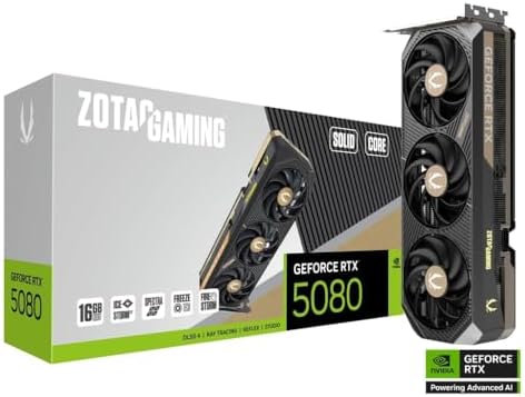 ZOTAC GAMING GeForce RTX 5080 SOLID CORE