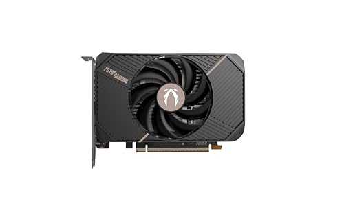 ZOTAC Gaming GeForce RTX 5060 Solo DLSS 4 8GB GDDR7 128 bit 28 Gbps PCIE 5 0 Gaming Graphics Card  SFF Ready Ultra Compact Card  ZT B50600G 10L