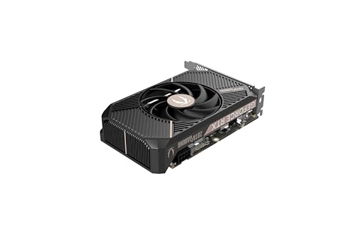 ZOTAC Gaming GeForce RTX 5060 Solo DLSS 4 8GB GDDR7 128 bit 28 Gbps PCIE 5 0 Gaming Graphics Card  SFF Ready Ultra Compact Card  ZT B50600G 10L