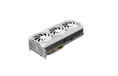 ZOTAC Gaming GeForce RTX 5080 Solid OC White Edition DLSS 4 16GB GDDR7 256 bit 30 Gbps PCIE 5 0 Gaming Graphics Card  IceStorm 3 0 Advanced Cooling  Spectra 2 0 ARGB Lighting  ZT B50800Q 10P