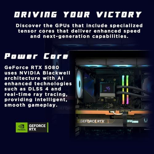 ZOTAC Gaming GeForce RTX 5080 Solid OC White Edition DLSS 4 16GB GDDR7 256 bit 30 Gbps PCIE 5 0 Gaming Graphics Card  IceStorm 3 0 Advanced Cooling  Spectra 2 0 ARGB Lighting  ZT B50800Q 10P