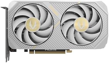 ZOTAC Gaming GeForce RTX 5060 Ti 16GB Twin Edge OC White Edition DLSS 4 16GB GDDR7 128 bit 28 Gbps PCIE 5 0 Gaming Graphics Card  IceStorm 2 0 Cooling  SFF Ready  ZT B50620Q 10M