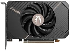 ZOTAC Gaming GeForce RTX 5060 Solo DLSS 4 8GB GDDR7 128 bit 28 Gbps PCIE 5 0 Gaming Graphics Card  SFF Ready Ultra Compact Card  ZT B50600G 10A