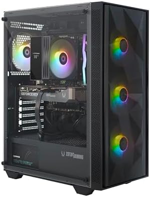 ZOTAC Gaming GeForce RTX 5060 Solo DLSS 4 8GB GDDR7 128 bit 28 Gbps PCIE 5 0 Gaming Graphics Card  SFF Ready Ultra Compact Card  ZT B50600G 10A