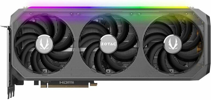 ZOTAC Gaming GeForce RTX 5080 AMP Extreme Infinity DLSS 4 16GB GDDR7 256 bit 30 Gbps PCIE 5 0 Gaming Graphics Card  IceStorm 3 0 Advanced Cooling  Spectra 2 0 ARGB Lighting  ZT B50800B 10A