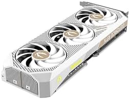 ZOTAC Gaming GeForce RTX 5070 AMP White Edition DLSS 4 12GB GDDR7 192 bit 28 Gbps PCIE 5 0 Gaming Graphics Card  IceStorm 2 0 Cooling  Spectra RGB Lighting  ZT B50700FQ 10A