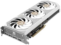 ZOTAC Gaming GeForce RTX 5070 AMP White Edition DLSS 4 12GB GDDR7 192 bit 28 Gbps PCIE 5 0 Gaming Graphics Card  IceStorm 2 0 Cooling  Spectra RGB Lighting  ZT B50700FQ 10A