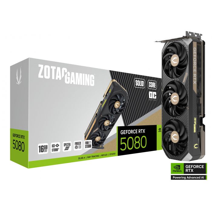 ZOTAC GeForce RTX 5080 SOLID CORE OC