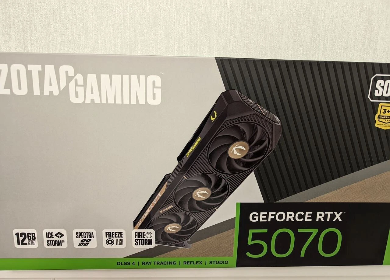 ZOTAC SOLID CORE GeForce RTX 5070 Ti 16GB 256 Bit GDDR7 PCI Express 5 0 x16 Grap