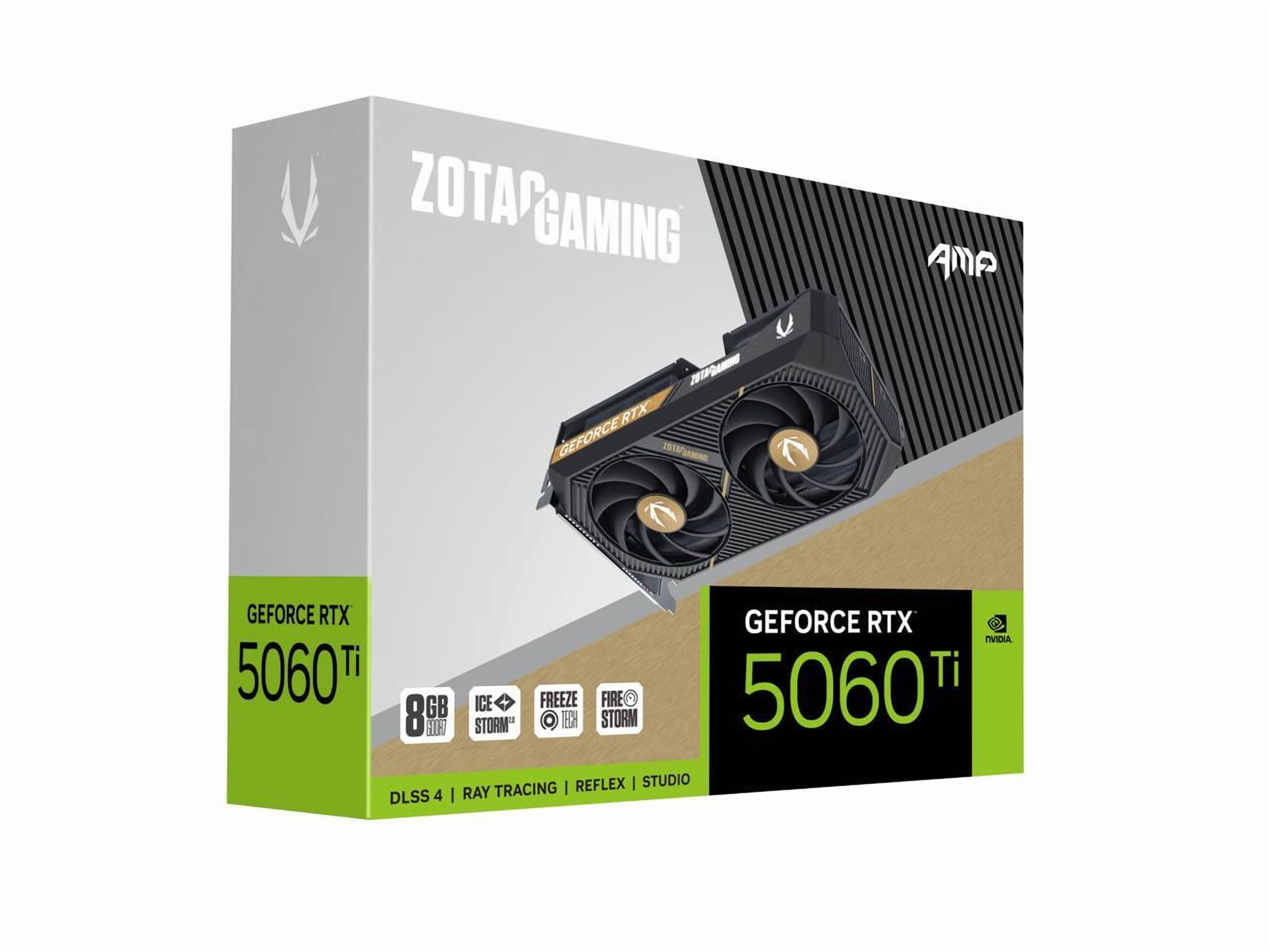 ZOTAC USA ZTB50610F10M GeForce RTX 5060 Ti AMP Graphics Card