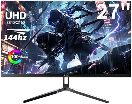 ZZA 34 Gaming Monitor 165Hz/180Hz WQHD  3440x1440P  Ultrawide 34 White Curved Monitor FreeSync for Tear Free Gaming 100  sRGB  HDMI 2 1 & DP 1 4 PBP Mode Wall Mountable