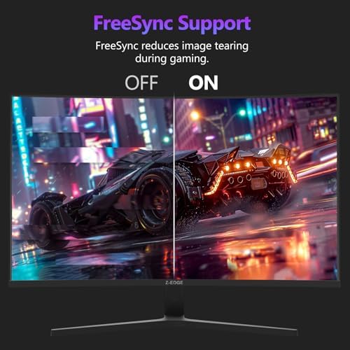 Z Edge 27 inch Curved Gaming Monitor  FHD 1080P 300Hz 240Hz PC Monitor  Ultra Fast MPRT 1ms Curved Monitor  1500R  16 7M Colors  UG27H Frameless Bezel  2X DP 1 4 Ports and 2X HDMI 2 0 Ports