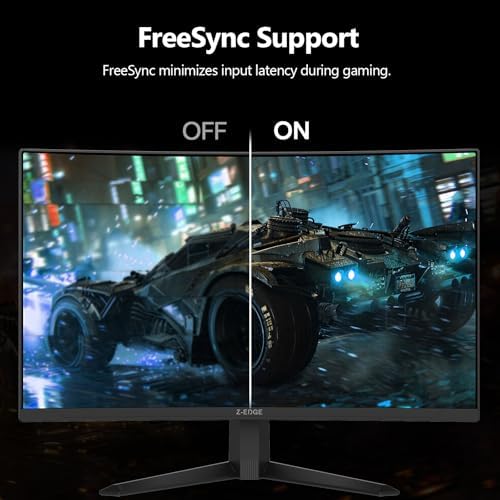 Z Edge 27 inch Curved Gaming Monitor  FHD 1080P 300Hz 280Hz 240Hz Curved Monitor 1500R Computer Monitor  MPRT 1ms Monitor  FreeSync  Low Blue Light 16 7M Colors  UG27S 2X DP and 2X HDMI