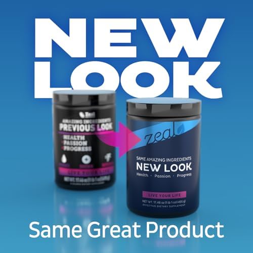 Zeal Micronized Creatine Monohydrate Powder   Pure Unflavored Creatine   5g per Serving  72 Servings   Supports Muscle Growth  Strength & Recovery   Creatina Monohidratada en Polvo