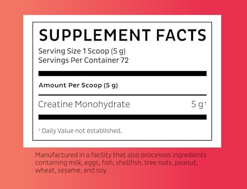 Zeal Micronized Creatine Monohydrate Powder   Pure Unflavored Creatine   5g per Serving  72 Servings   Supports Muscle Growth  Strength & Recovery   Creatina Monohidratada en Polvo
