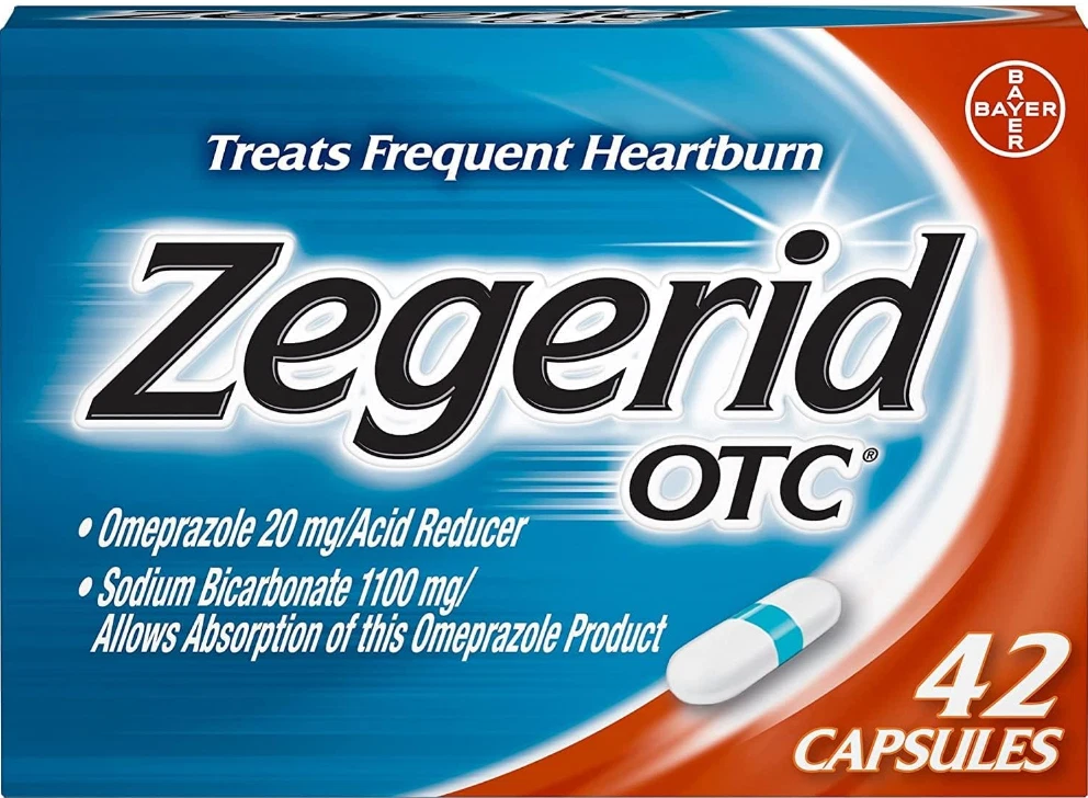 Zegerid treats frequent Heartburn20mg 42 Capsule Exp 06/2026& up