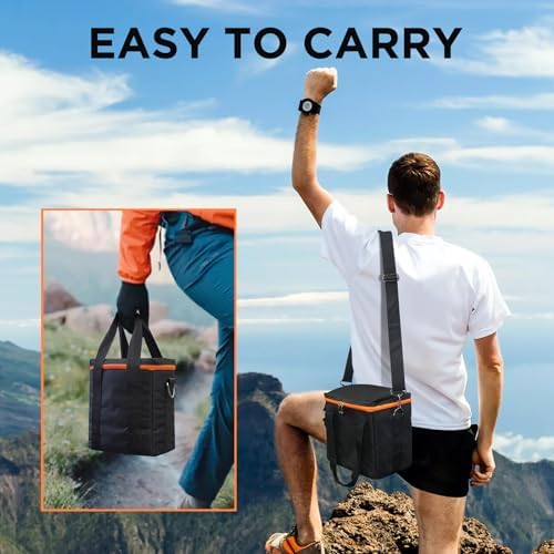 ZeroKor 300W Portable Power Bank Generator With Carrying Case Power Station 110V Power Pack with AC Outlet External Lithium Battery Pack with DC QC3 0 USB for Outdoor Camping Home Use Van Life