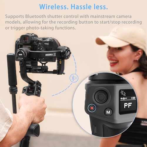 Zhiyun Weebill 3S Combo 3 Axis Gimbal Stabilizer for DSLR and Mirrorless Camera Compatible with Sony Nikon Canon Panasonic LUMIX Extendable Sling Grip Integrated Fill Light PD Fast Charge