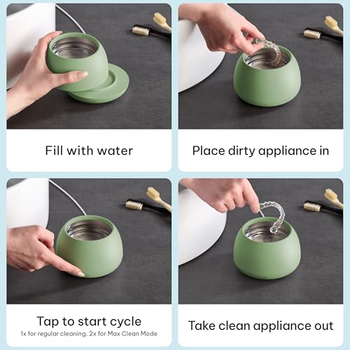Zima Dental Pod PRO  New Ultrasonic Retainer Cleaner Machine  Market Leading  Best Aligner Cleaner  Nightguard Cleaner  Mouthguard Cleaner  Denture Cleaner  Ultrasonic Cleaner for Oral Dental Care