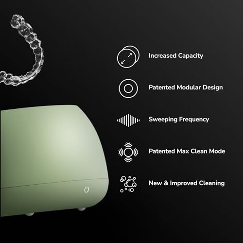 Zima Dental Pod PRO  New Ultrasonic Retainer Cleaner Machine  Market Leading  Best Aligner Cleaner  Nightguard Cleaner  Mouthguard Cleaner  Denture Cleaner  Ultrasonic Cleaner for Oral Dental Care
