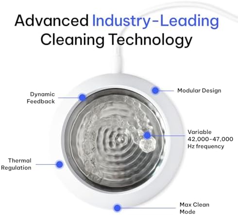 Zima Dental Pod PRO  New Ultrasonic Retainer Cleaner Machine  Market Leading  Best Aligner Cleaner  Nightguard Cleaner  Mouthguard Cleaner  Denture Cleaner  Ultrasonic Cleaner for Oral Dental Care