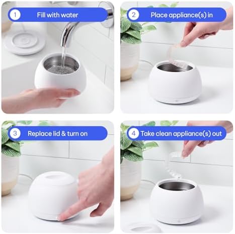 Zima Dental Pod PRO  New Ultrasonic Retainer Cleaner Machine  Market Leading  Best Aligner Cleaner  Nightguard Cleaner  Mouthguard Cleaner  Denture Cleaner  Ultrasonic Cleaner for Oral Dental Care