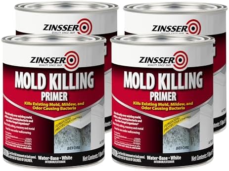 Zinsser 276049 2PK Mold Killing Primer  Gallon  White  2 Pack