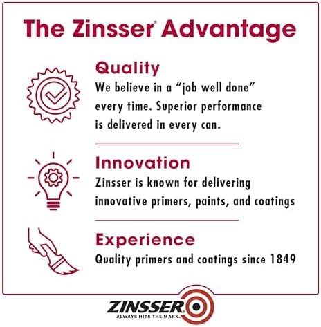 Zinsser 276049 2PK Mold Killing Primer  Gallon  White  2 Pack