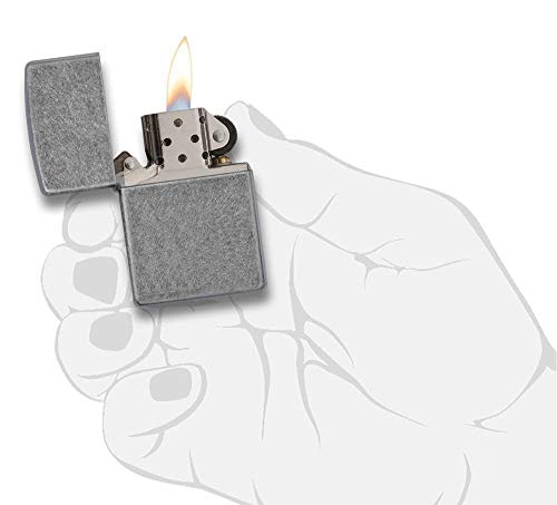 Zippo Antique Silver Plate Pocket Lighter