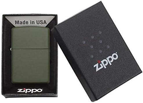Zippo Classic Green Matte Pocket Lighter