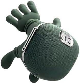 ZoserX   Bionic Heated Massager  Portable Shiatsu Neck and Back Massager  Electric Deep Tissue 4D Kneading Massage  Simulated Human Hand Design for Pain Relief and Muscle Relax  Green