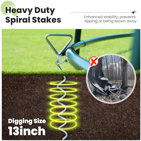 Zupapa 1800LBS Capacity Double Frame Trampoline 16 15 14 12FT No Gap Safety Design Curved Poles & Basketball Hoop 10 Year Quality Assurance Perfect for Kids & Family Outdoor Fun