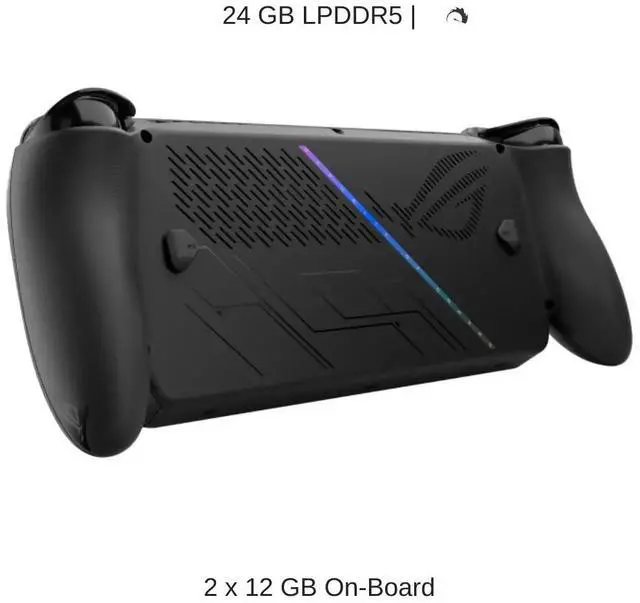  2025  HIDevolution ASUS ROG X B O X Ally X RC73XA 7" FHD 120Hz  2 0 GHz Ryzen AI Z2 Extreme  AMD Radeon  24 GB LPDDR5 RAM  1 TB PCIe SSD  Windows 11 Home
