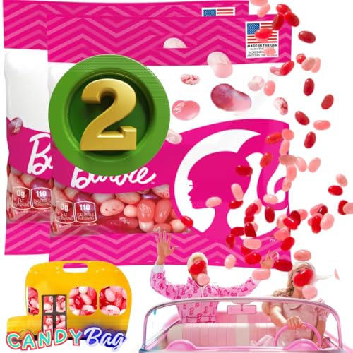 Paquete de 2) Jelly Beans Bean Boozled 7ª Edición, caramelos masticables de sabores extraños, bolsas de relleno para dispensadores y juegos de desafío con hilandero - Bolsas ZipBag resellables de