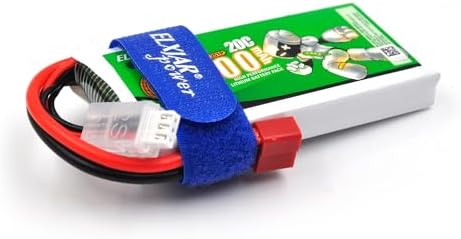 2 Pack  7 4V 2700mAh 20C Li Po Battery Replacement for WLTOYS 12428 1/12 RC Car with Deans T Plug and 2S Balance Charger Upgrade Rechargeable Pack