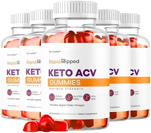  2 Pack  Rapid Ripped Keto ACV Gummies Support  Rapidripped Keto Plus Apple Cider Vinegar Gummy Advanced Formula 1050MG  All Natural Gomitas Reviews  120 Gummies for 2 Months