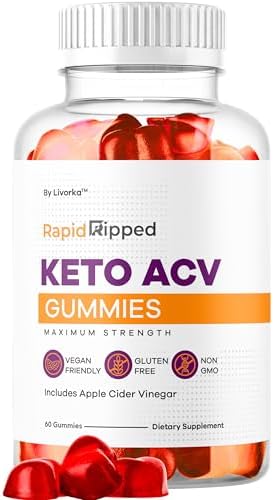  2 Pack  Rapid Ripped Keto ACV Gummies Support  Rapidripped Keto Plus Apple Cider Vinegar Gummy Advanced Formula 1050MG  All Natural Gomitas Reviews  120 Gummies for 2 Months
