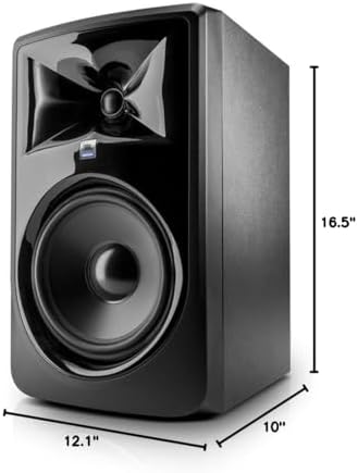 2  JBL 305P MkII 5 2 Way Active Powered Studio Reference Monitors Speakers