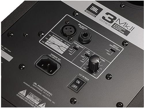 2  JBL 305P MkII 5 2 Way Active Powered Studio Reference Monitors Speakers