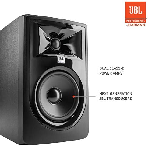 2  JBL 305P MkII 5 2 Way Active Powered Studio Reference Monitors Speakers