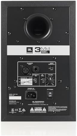  2  JBL 305P MkII 5 2 Way Active Powered Studio Reference Monitors Speakers