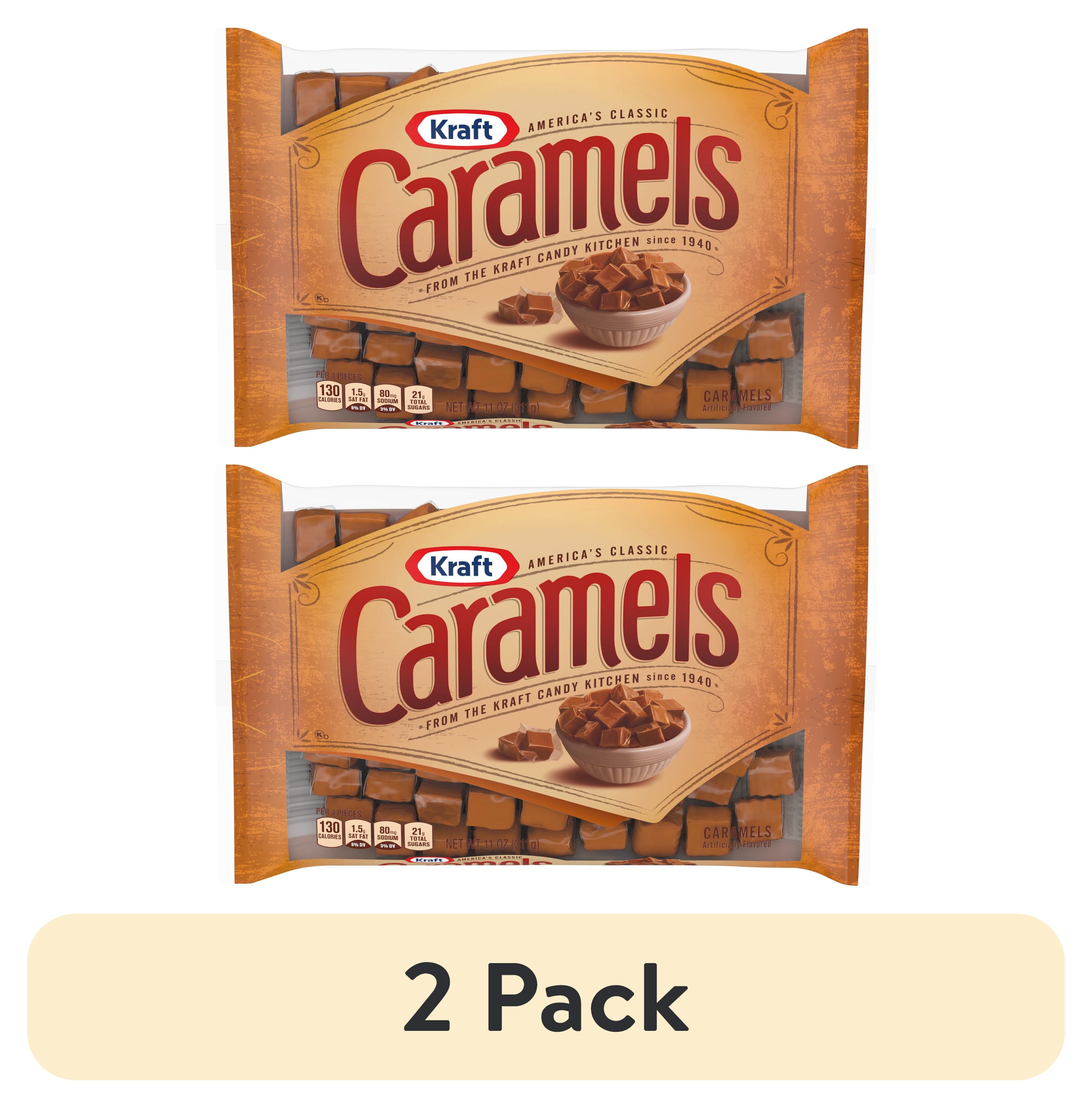  2 pack  Kraft America s Classic Individually Wrapped Candy Caramels  11 oz Bag