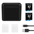  3 Channel Battery Charger & 2 Pack Battery For GoPro Hero 9 10 11 12 Black NEW