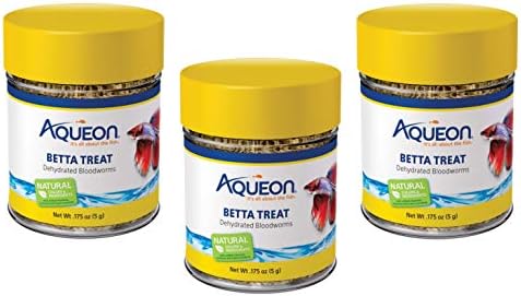  3 Pack  Aqueon Betta Bloodworm Treat  0 175 Ounce