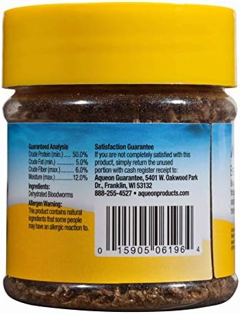  3 Pack  Aqueon Betta Bloodworm Treat  0 175 Ounce