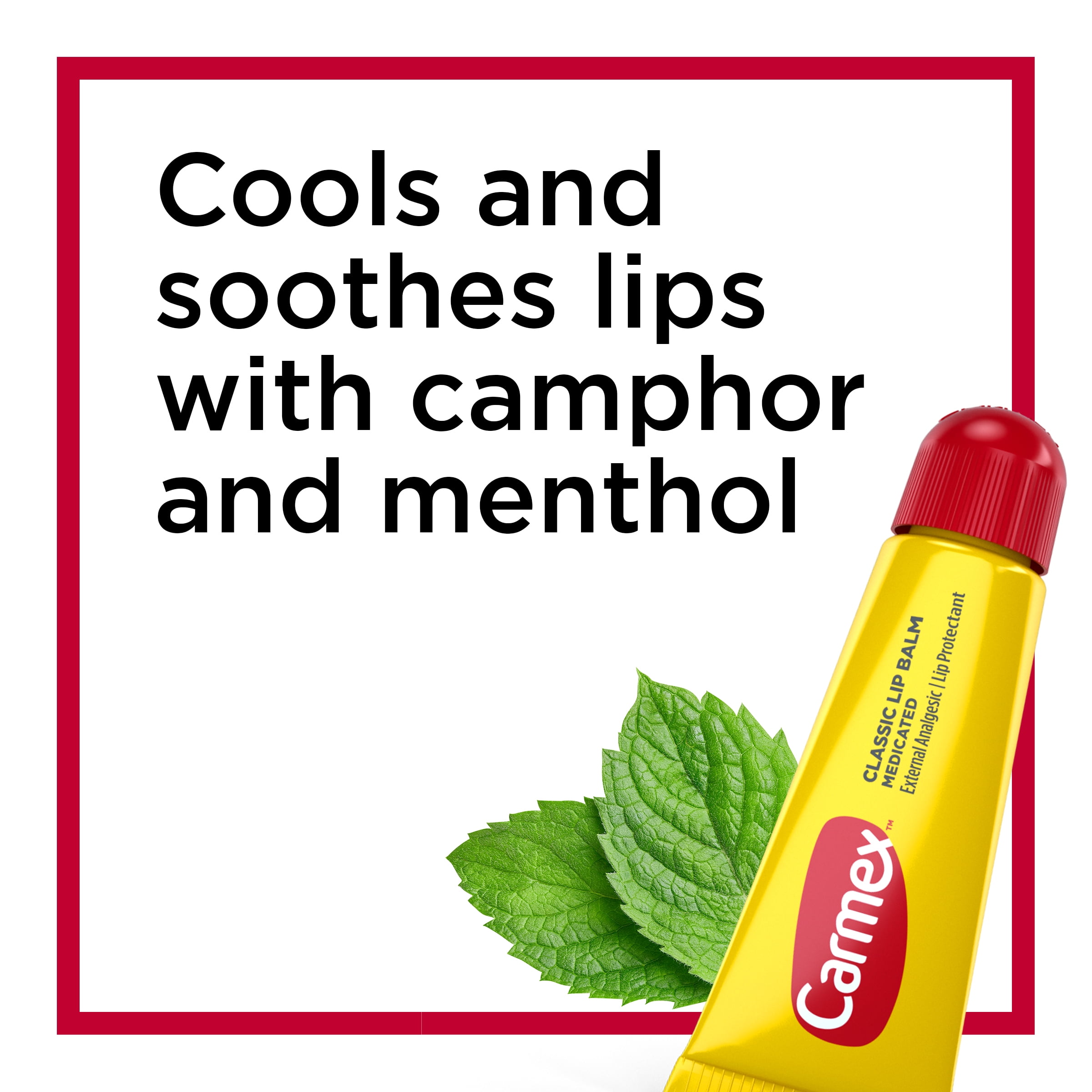(Paquete de 3) Tubos de Bálsamo Lip Medicados Clásicos Carmex, Humectante Lip, 3 Unidades (1 Paquete de 3)