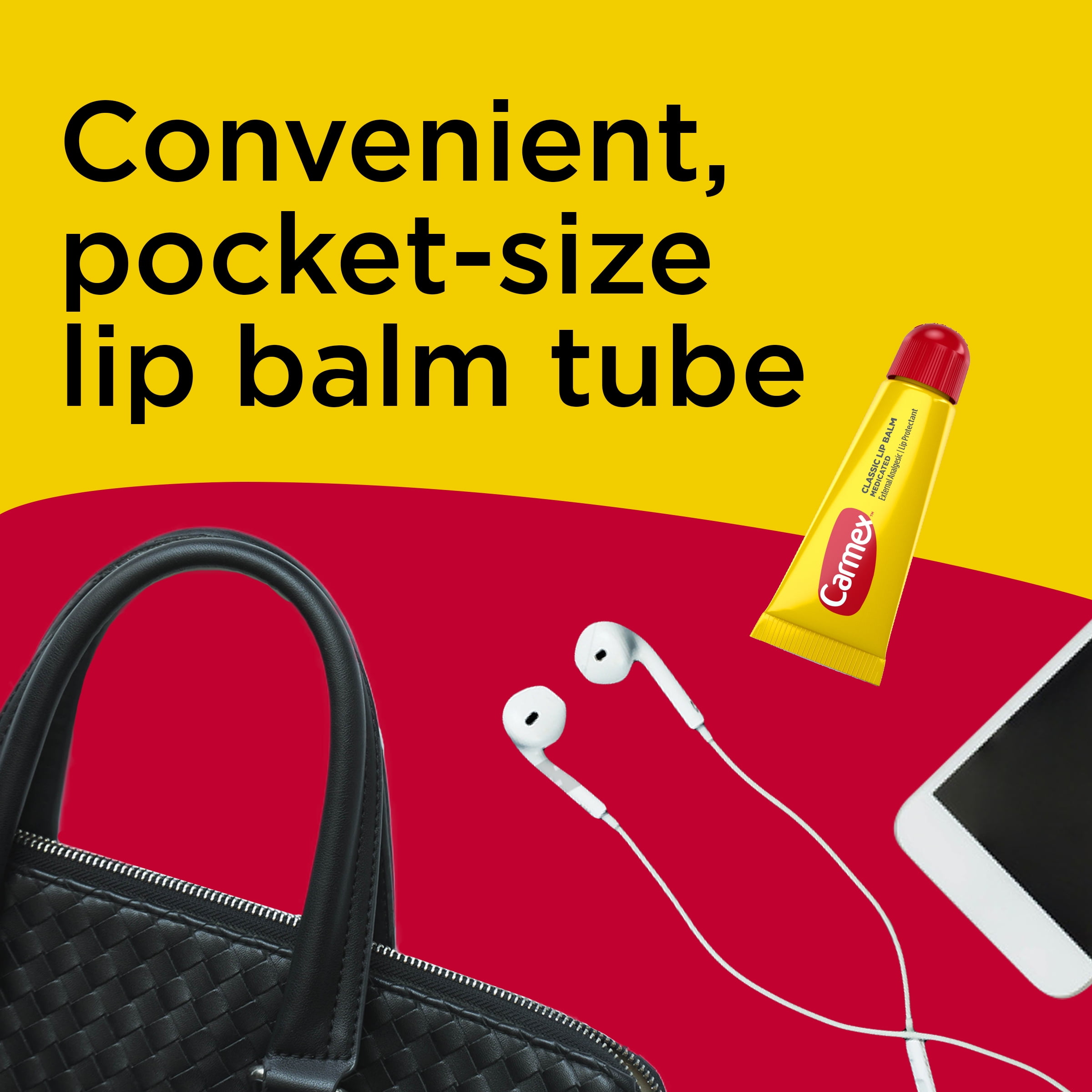 (Paquete de 3) Tubos de Bálsamo Lip Medicados Clásicos Carmex, Humectante Lip, 3 Unidades (1 Paquete de 3)