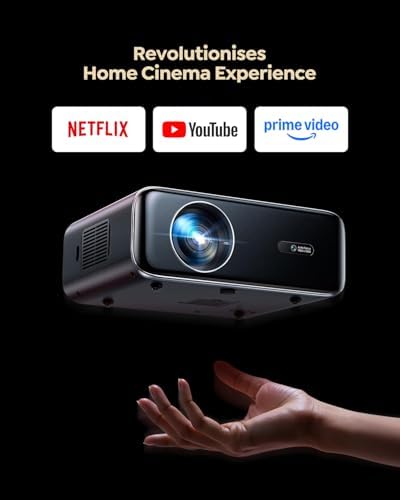  Built in Apps/4K Support  Smart Outdoor Projector with WiFi and Bluetooth  Movie Projector  DoIby Audio with Dual Speaker  Auto Focus w/ YouTube&PrimeVideo Proyector  Upgrad P62 Pro