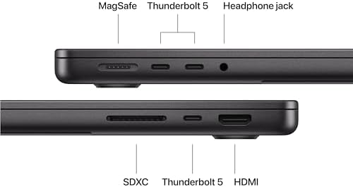  CTO  Apple 14 inch MacBook Pro  M5 Pro chip w 15 core CPU   16 core GPU  48GB  1TB  Space Black  70W   Z1ML00024    2026 